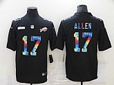 Nike Buffalo Bills #17 Josh Allen Multi-Color Black Crucial Catch Vapor Untouchable Limited Jersey,baseball caps,new era cap wholesale,wholesale hats